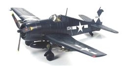 US Navy Grumman F6F-5N Hellcat Fighter - VF-83 "Fighting 83", USS Essex (CV-9), 1945