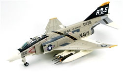 US Navy McDonnell F-4B Phantom II Fighter-Bomber - VF-84, Jolly Rogers, CVW-19 CAG Bird, USS Franklin Roosevelt (CV-42)