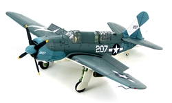 USN Curtiss SB2C-4 Helldiver ASW Aircraft - White 207, VB-83, USS Essex (CV-9), April 1945