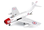 Chinese Peoples Volunteer Air Force Mikoyan-Gurevich MiG-15bis "Fagot" Fighter - "Red 03", North Korea, 1950s (1:72 Scale)