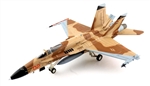 US Navy Boeing F-18A Hornet Strike Fighter - "Red 02", VFA-127 "Cyclons", NAS Lemoore, California, 1995 [Aggressor Scheme] (1:72 Scale)