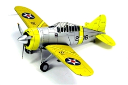 US Navy Brewster F2A Buffalo Fighter - VF-2 Flying Chiefs, 2-F-16, USS Lexington (CV-2), 1940
