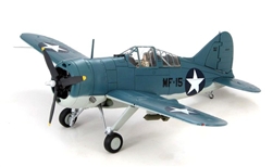 USMC Brewster F2A-3 Buffalo Fighter - Captain William C. Humberd, VMF-221 "Fighting Falcons", Midway, June 1942
