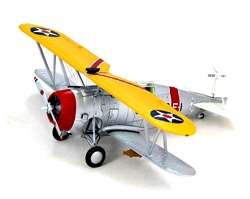 US Navy Grumman F3F-1 Biplane Fighter - VF-3, USS Saratoga (CV-3), October 1940