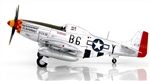 USAAF North American P-51D Mustang Fighter - Chuck Yeager, "Glamorous Glenn III," 363rd Fighter Squadron, 357th Fighter Group, November 1944