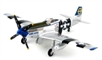 USAAF North American P-51D Mustang Fighter - "Jumpin' Jacques", 3rd Fighter Squadron (Commando), 3rd Fighter Group, Philippines, 1945 (1:48 Scale)