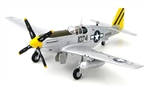 USAAF North American P-51B Mustang Fighter - Lt. Leonard R. Reeves, 530th Fighter Squadron "Yellow Scorpions", 311th Fighter Group, Pungchacheng, China, January 1945 (1:48 Scale)