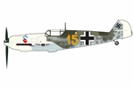 German Messerschmitt Bf 109E-3 "Emil" Fighter - Uffz. Karl Wolff, "Yellow 15", III/Jagdgeschwader 52, France, August 1940