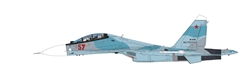 Russian Sukhoi Su-30SM "Flanker-H" Fighter - "Red 57", 2018