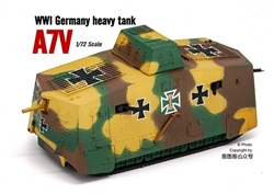 German Sturmpanzerwagen A7V Infantry Support Tank - "Schauk", Camouflage