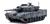 German Kampfpanzer Leopard 2A4 Main Battle Tank with Detachable Snorkel - Tri-Color Camouflage