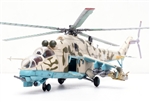 Soviet Mil Mi-24V Hind Attack Helicopter - "White 05", Kandahar, Afghanistan, 1986