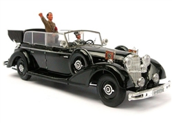 German 1938 770K Grand Mercedes Ceremonial Parade Limousine - No Figures