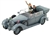 German 1938 770K Grand Mercedes Ceremonial Parade Limousine with German Chancellor and Italian Dictator - Grey (1:43 Scale)
