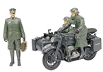 German BMW R75 Motorcycle with Sidecar and Two Soldiers - Wehrmacht