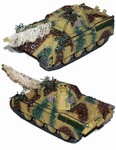 German Late Version Sd. Kfz. 171 PzKpfw V Panther Ausf. G Medium Tank with Zimmerit in Autumn Ambush Pattern (1:35 Scale)