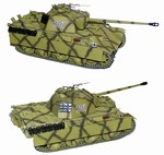 German Late Version Sd. Kfz. 171 PzKpfw V Panther Ausf. G Medium Tank with Zimmerit in Mediterranean Camouflage (1:35 Scale)
