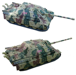 German Late Version Sd. Kfz. 173 Jagdpanther Ausf. G2 Heavy Tank Destroyer in Autumn Ambush Camouflage