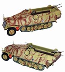 German Sd. Kfz. 251/1 Ausf. D Half-Track in Eastern Front Summer Camouflage (1:35 Scale)