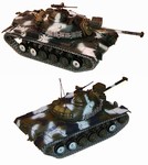 The Motor Pool Collection US M48A3 Patton Medium Tank - Winter Camouflage