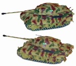 German Sd. Kfz. 182 PzKpfw VI King Tiger Ausf. B Heavy Tank in Norman Camouflage (1:35 Scale)