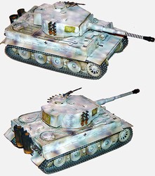 German Sd. Kfz. 181 PzKpfw VI Tiger I Ausf. E Heavy Tank - SS-Hauptsturmfuhrer Michael Wittmann, "White S04", Eastern Front, 1944