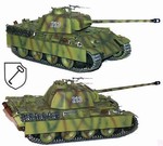 German Late War Sd. Kfz. 171 PzKpfw V Panther Ausf. G Medium Tank - 1.SS Panzer Division "LSSAH"