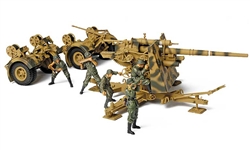 German 88mm Flak 36/37 Anti-Aircraft Gun with FLaK Rohr 18 Gun Barrel and Sd. 202 Towing Vehicle - Unidentified Unit, Eastern Front, 1943