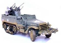 US M16 Multiple Gun Motor Carriage with Four M2 Browning .50 caliber Machine Guns - Unidentified Unit, Normandy, 1944 [D-Day Commemorative Packaging]