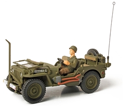US 1/4-Ton Willys Jeep with Wire Cutter - Unidentified Unit, Normandy, France, 1944 [D-Day Commemorative Packaging]