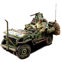 US Willys-Overland Jeep - 82nd Airborne Division All-American, Normandy, 1944 [D-Day Commemorative Packaging]