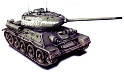 Soviet T-34/85 Medium Tank - "White 36", Unidentified Unit, Eastern Front, 1944