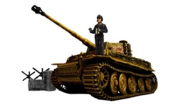German Late Production Sd. Kfz. 181 PzKpfw VI Tiger I Ausf. E Heavy Tank - SS-Hauptsturmfuhrer Michael Wittmann, "Red 222", schwere SS Panzerabteilung 101, Villers Bocage, France, 1944