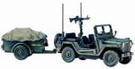 USMC M151 Mutt Utility Truck and Trailer