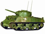 USMC M4A3 Sherman Medium Tank - 1st Marine Amphibious Corps Tank Battalion, Tarawa, 1943 (1:50 Scale)