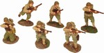 WWII US Rangers 6-Figure Set - Normandy, 1944 (1:50 Scale)