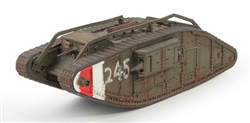 British Mark IV Female Heavy Tank - #245, "White-Red-White", Ashford, Kent, England