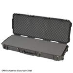 SKB injection molded 3I-4214-5B-L case comes with solid layered foam.