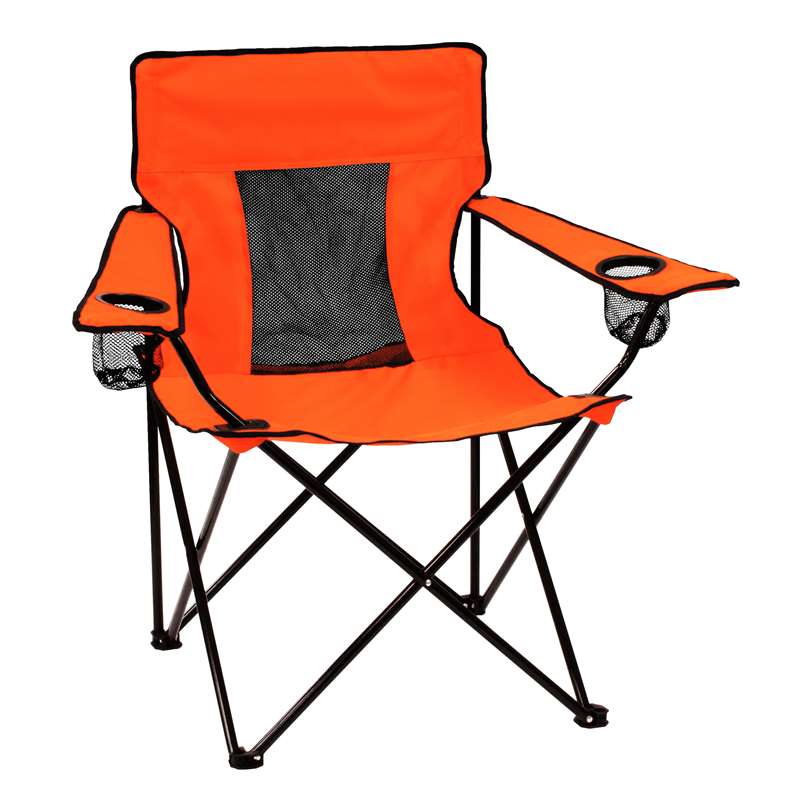 Carrot Color Elite Folding Chair with Carry Bag