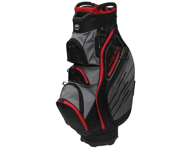 Hot Z Golf - 2020 5.5 Cart Golf Bag *Black/Grey/Red*