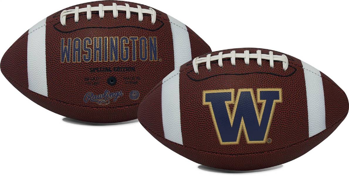 University of Washington Huskies Rawlings Game Time Full Size Football Team Logo