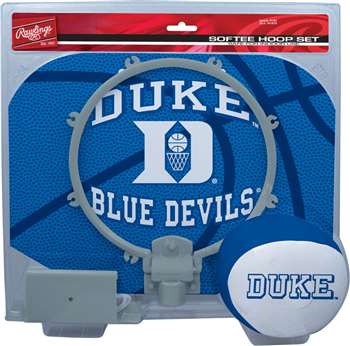Duke University Bule Devils Slam Dunk Indoor Basketball Hoop Set Over The Door