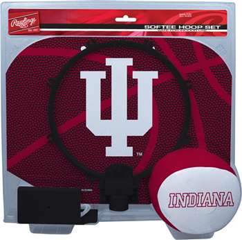 Indiana University Hoosiers Slam Dunk Indoor Basketball Hoop Set Over The Door