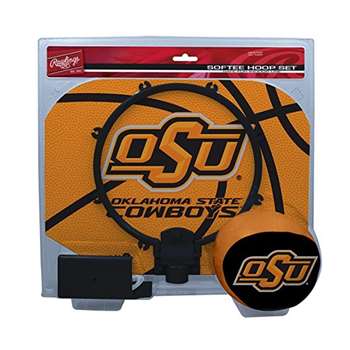 Oklahoma State University Cowboys Slam Dunk Indoor Basketball Hoop Set Over The Door