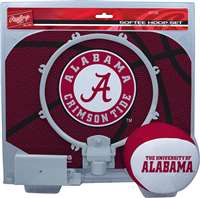 University of Alabama Crimson Tide Slam Dunk Softee Indoor Hoop Set