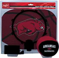 University of Arkansas Razorbacks Slam Dunk Softee Indoor Hoop Set