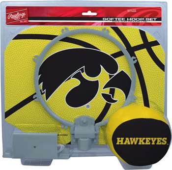 University of Iowa Hawkeyes Slam Dunk Indoor Basketball Hoop Set Over The Door