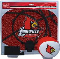 University of Louisville Cardinals Slam Dunk Softee Indoor Hoop Set