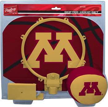 University of Minnesota Golden Gophers Slam Dunk Indoor Basketball Hoop Set Over The Door