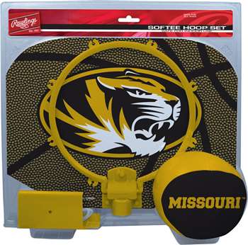University of Missouri Tigers Slam Dunk Indoor Basketball Hoop Set Over The Door